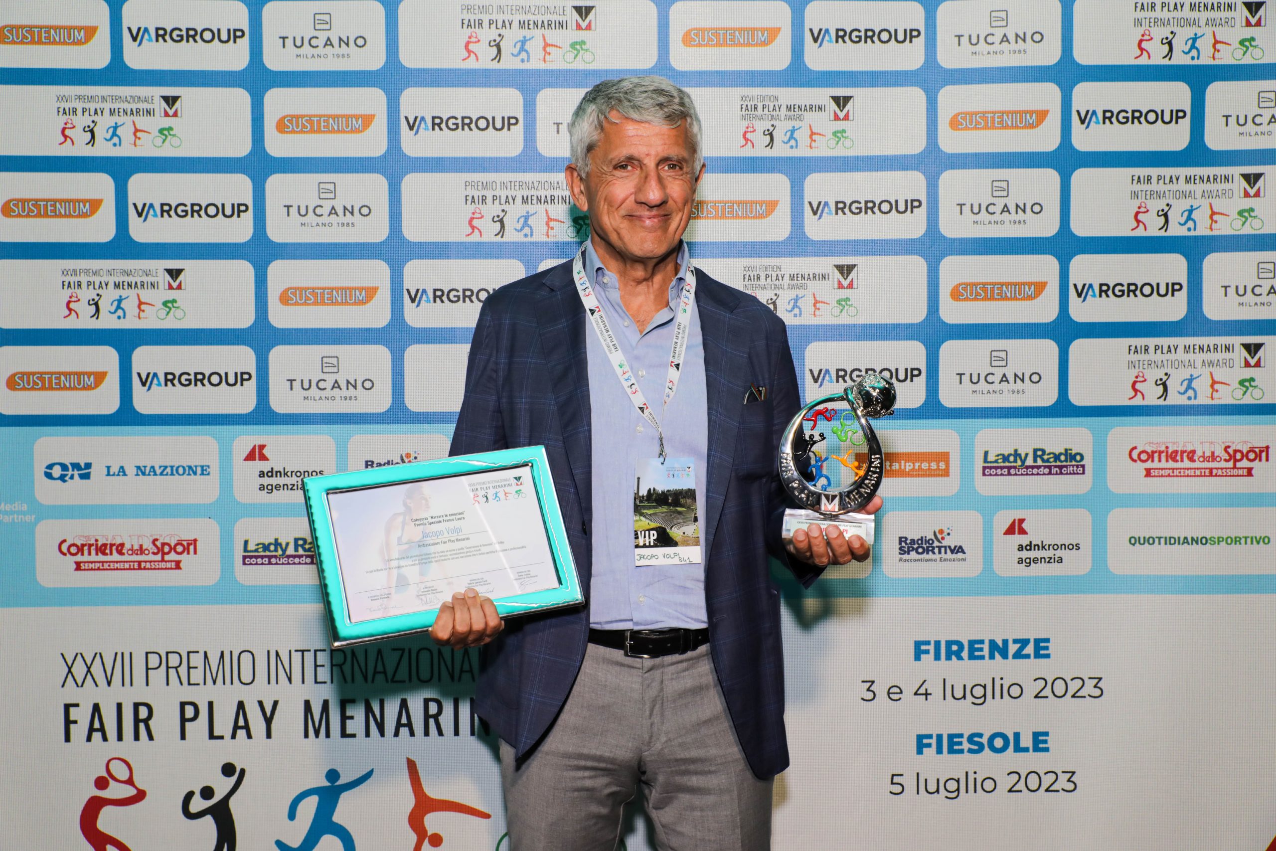 JACOPO VOLPI, Categoria “Narrare le emozioni” Premio Speciale Franco Lauro