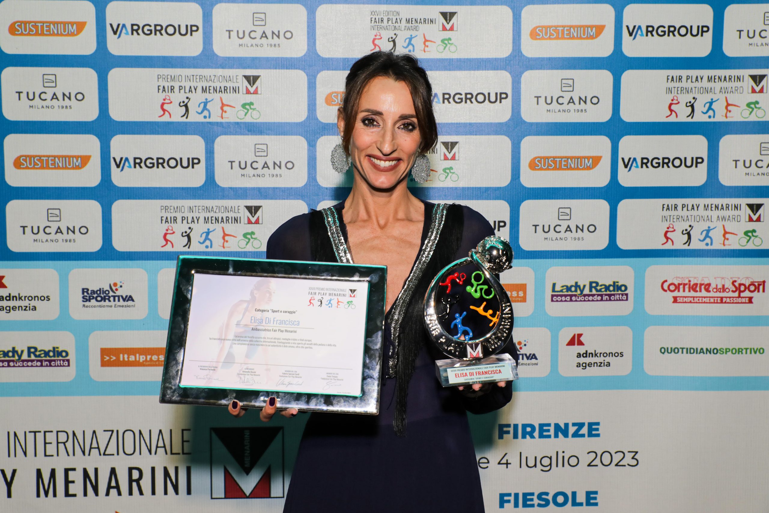 ELISA DI FRANCISCA, Categoria “Sport e coraggio”